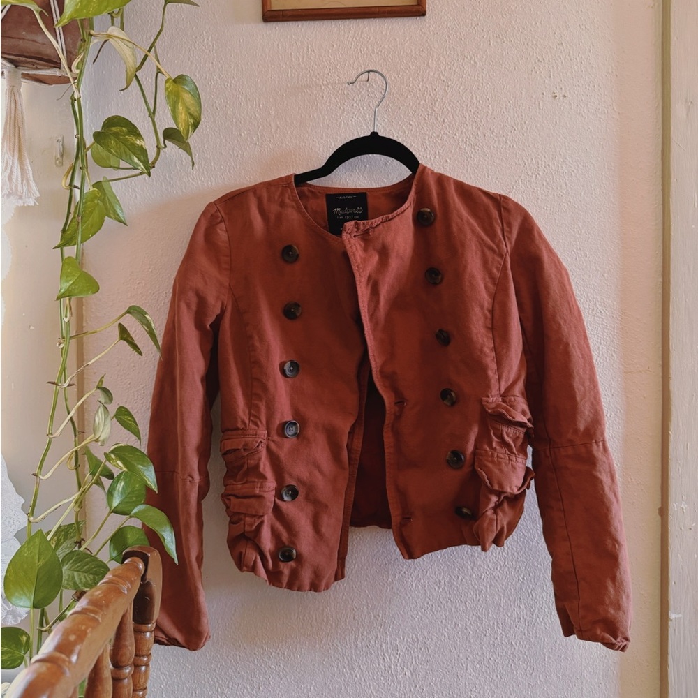 Madewell Double-Breasted Rust Jacket